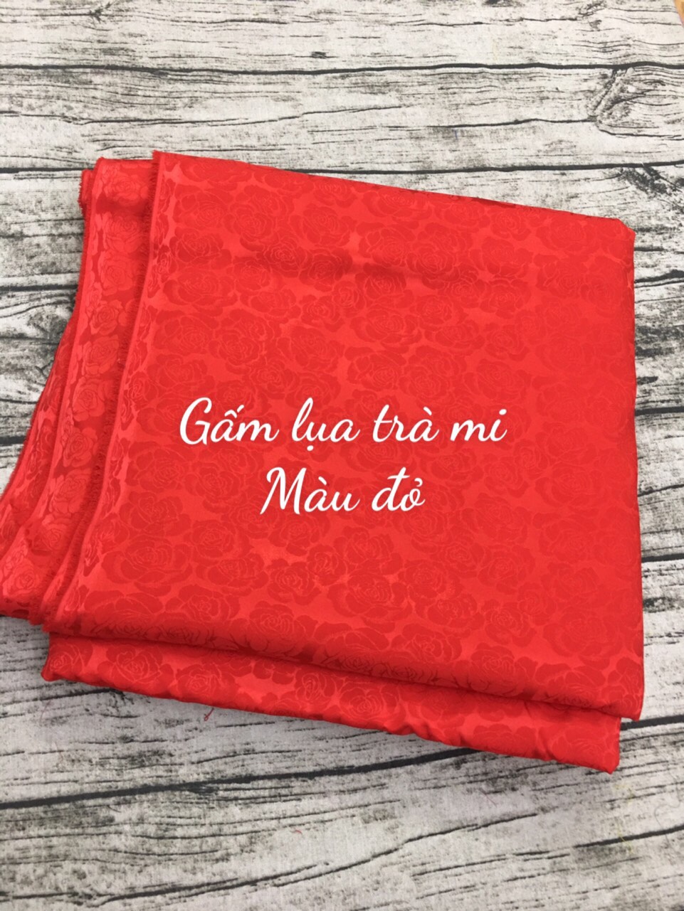 Vải gấm may áo dài, may áo bà ba cực đẹp