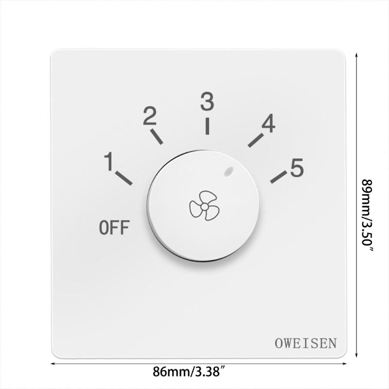 New arrival Capacitance Type Ceiling Fan Universal Electric Fan Governor Controller Top Fan Speed Regulation Fifth Gear Fan Switch
