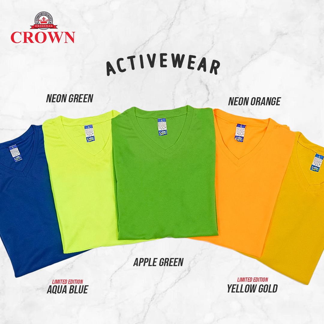 Crown Mens | Active Wear V-neck Dri-fit 