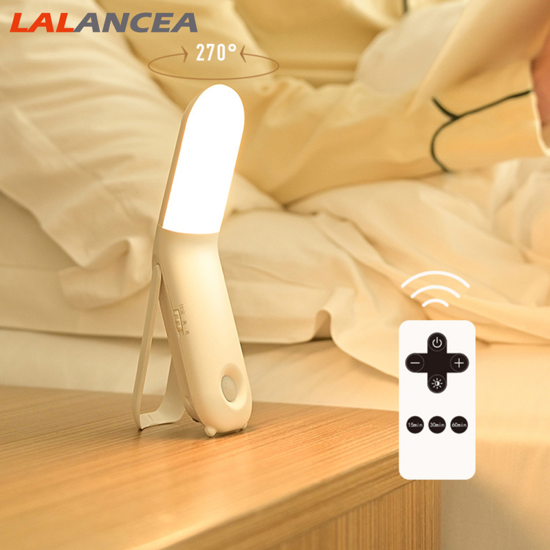 Lalancea [Hàng có sẵn] Đèn cảm biến chuyển động đèn ban đêm cảm biến thông minh LED có điều khiển từ xa để chiếu sáng Tủ hành lang phòng ngủ trong nhà