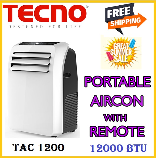 tecno tac1200rc portable air conditioner