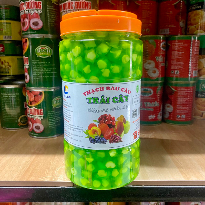 Thạch rau câu 3d trái cây đại long 2.5kg