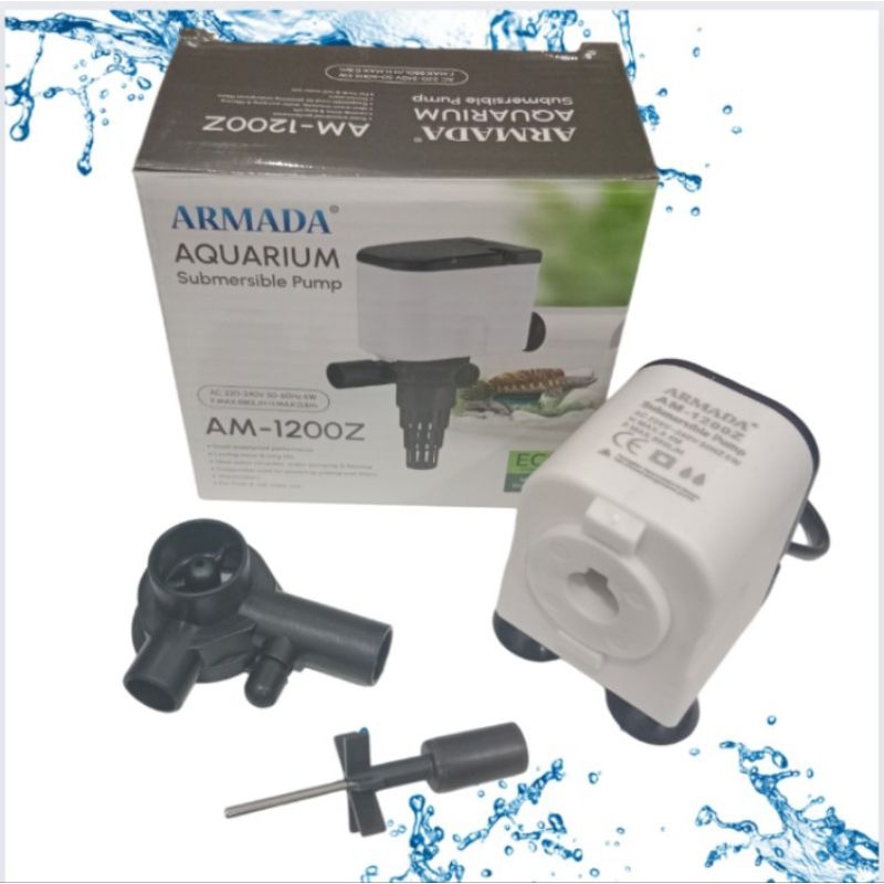 ARMADA AM 1200Z POMPA AQUARIUM Kolam Hidroponik