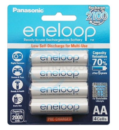 Pin sạc AA - Panasonic - Eneloop 1900mah