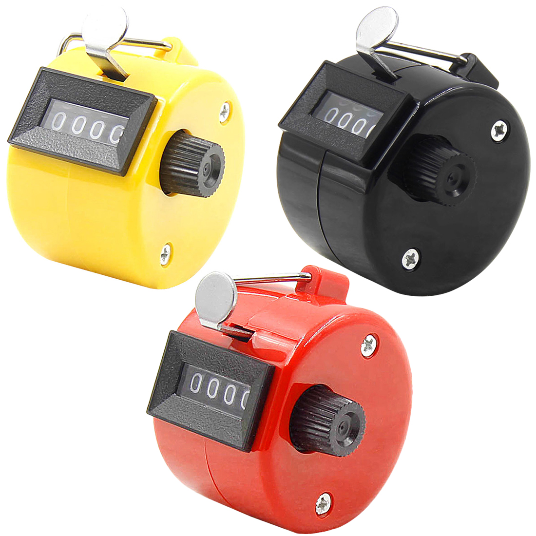【The Timber Loft】Palm Clicker 4 Digit Counters Plastic Shell Hand ...