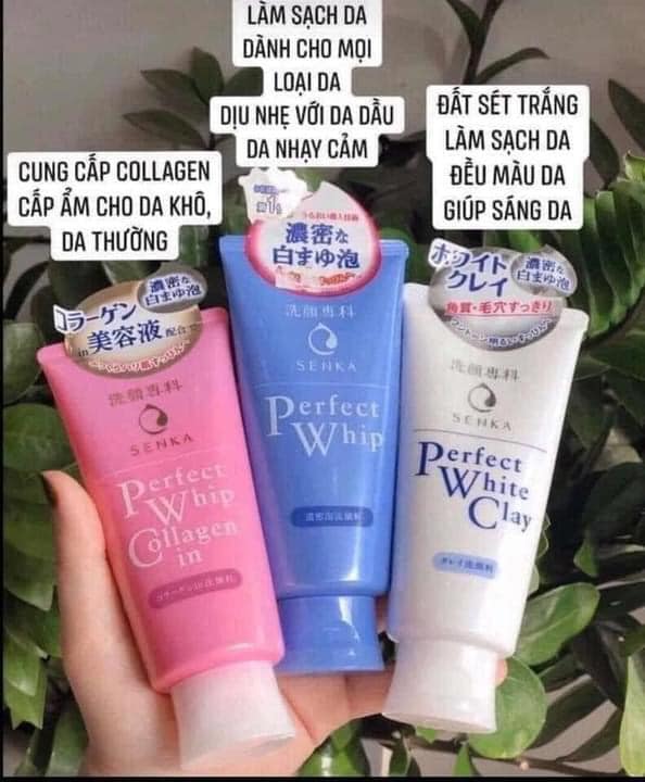 Sữa Rửa Mặt Senka Perfect Whip Nhật Bản