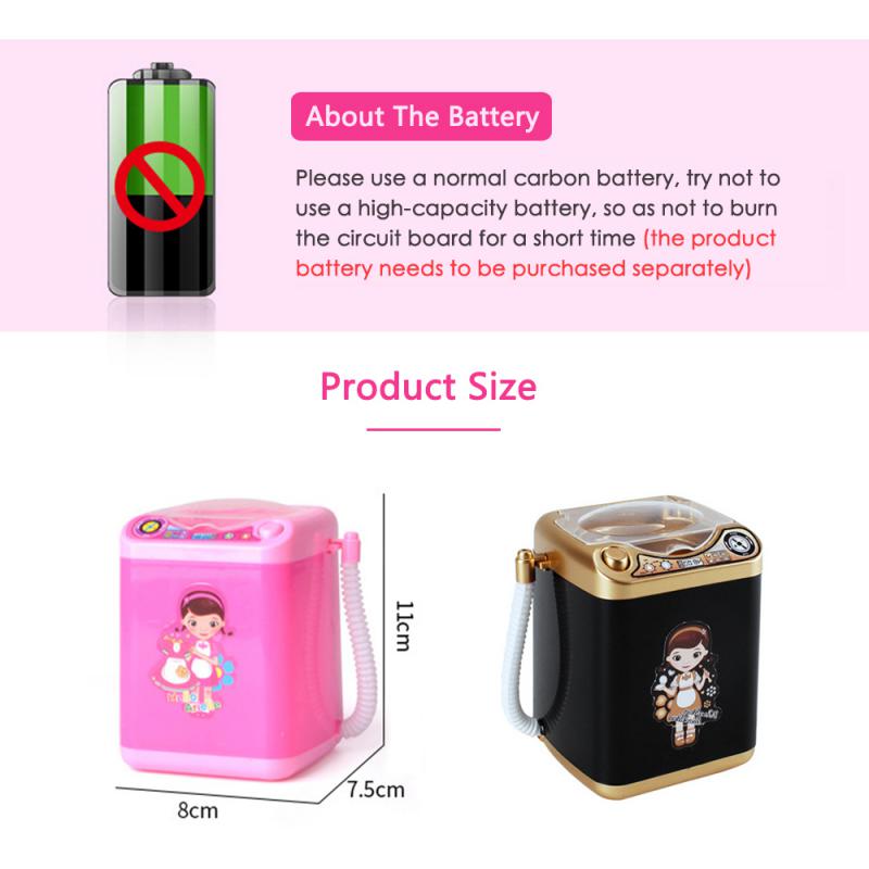 【Nine Dan Store】1pcs Mini Washing Machine Makeup Cleaner Make Up Powder Puff Cleaning Makeup Sponge Clean Tool. 