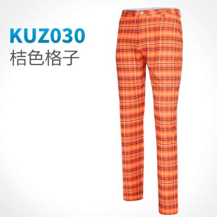 mens plaid golf pants