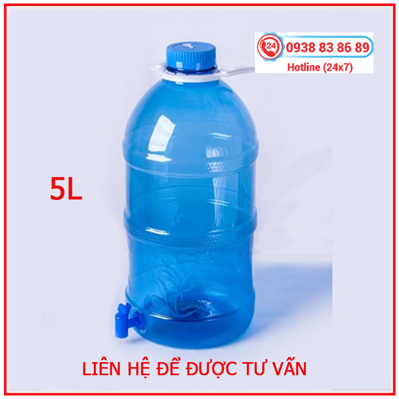 Vỏ bình 5L có vòi