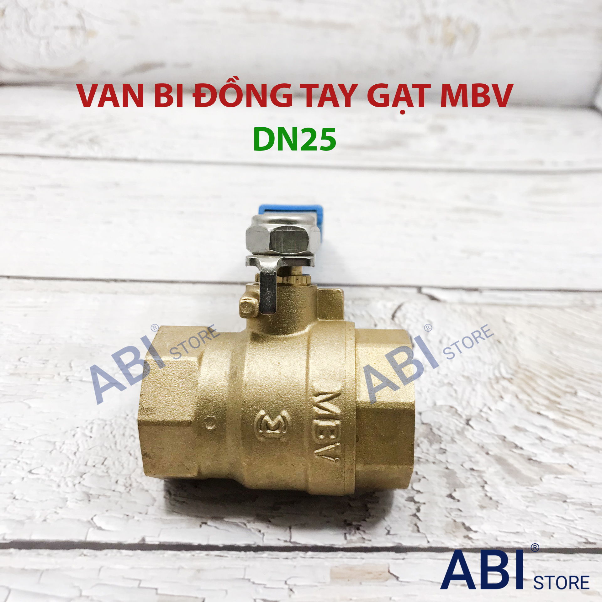 Van bi đồng tay gạt MBV dn15 (1/2) và dn20 (3/4), dn25