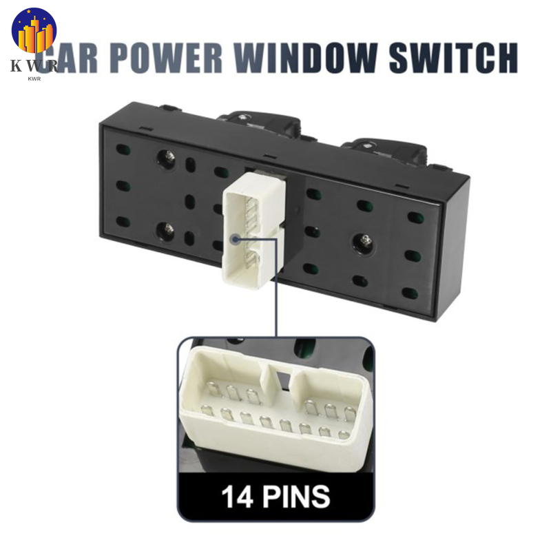 Master Driver Side Power Window Switch Window Regulator Control Switch 93570-1C110 Replacement Compatible For 2006-2011 Getz