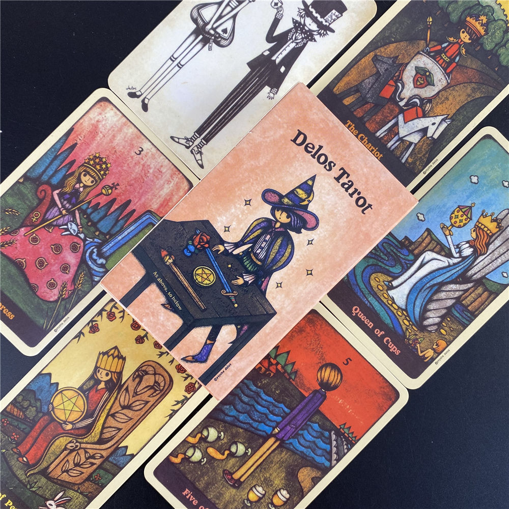 %E3%80%90Satisfaction%20guarantee%E3%80%91High%20Quality%20Delos%20Tarot%20Board%20Game%20Cards%20Oracle%20Party%20Divination%20Poker%20Checkerboard%20Full%20English%20Deck%20With%20Pdf%20Guidebook%20-%20Image%203