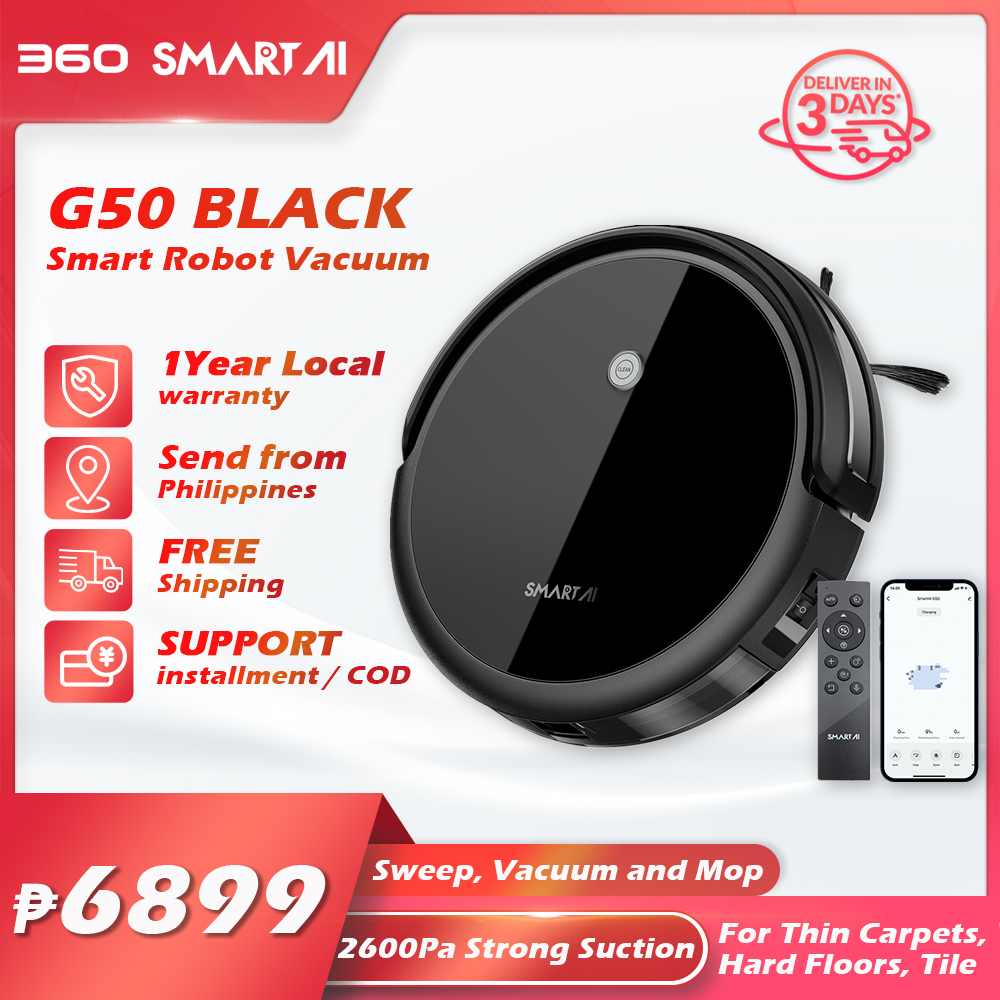 360 SmartAI G50 Smart Mini Robot Vacuum 