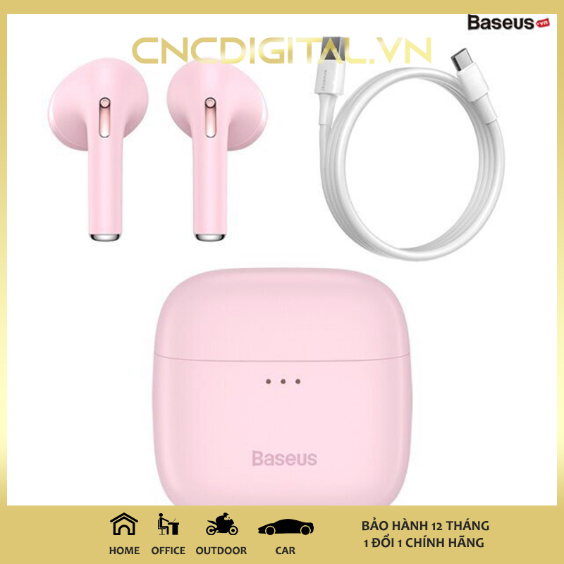 Tai nghe Bluetooth True Wireless Baseus Bowie Series E8 TWS (Bluetooth 5.0Super Fast chargeNearly No-delay HD Stereo)