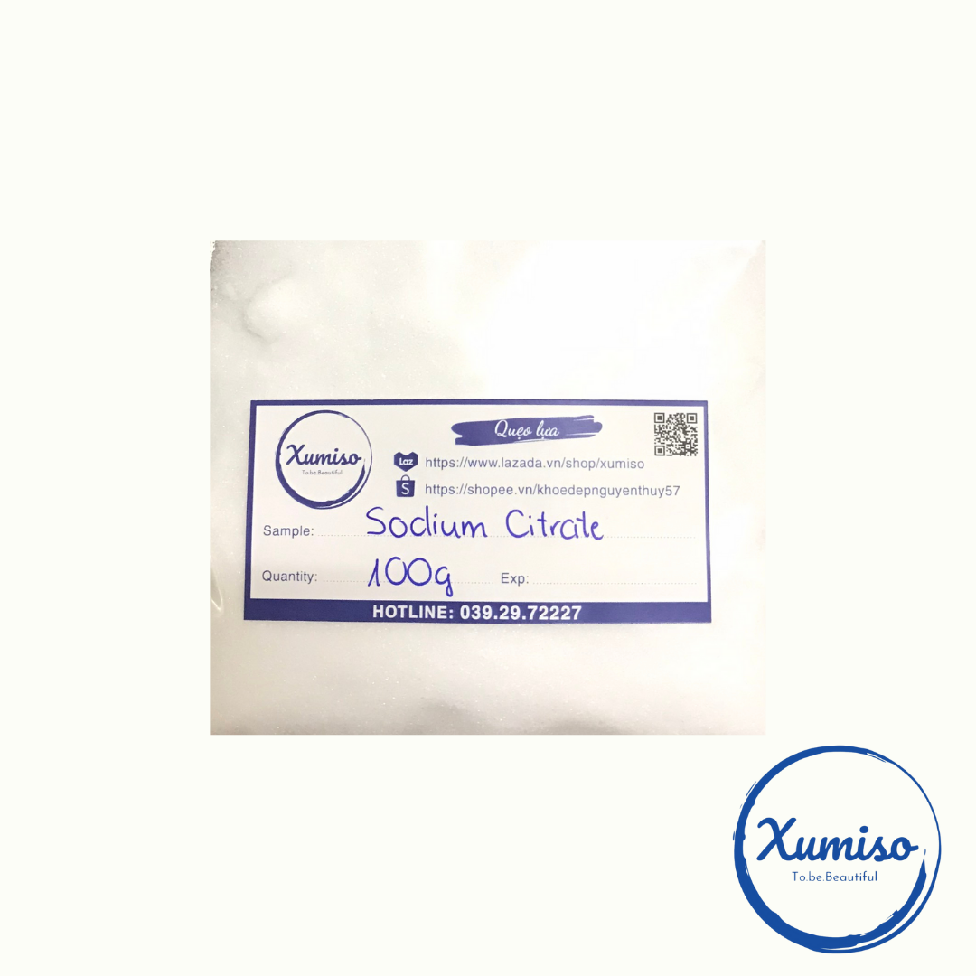 100G Chất chỉnh độ pH Sodium Citrate