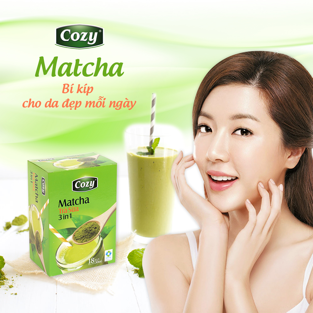 Trà sữa matcha Cozy hộp 306g