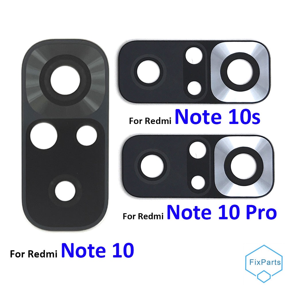 Rear Back Camera Glass Lens For Xiaomi Redmi Note 10 / Note 10s / Note 10 Pro / Note 10 5G With Adhesive Sticker. 