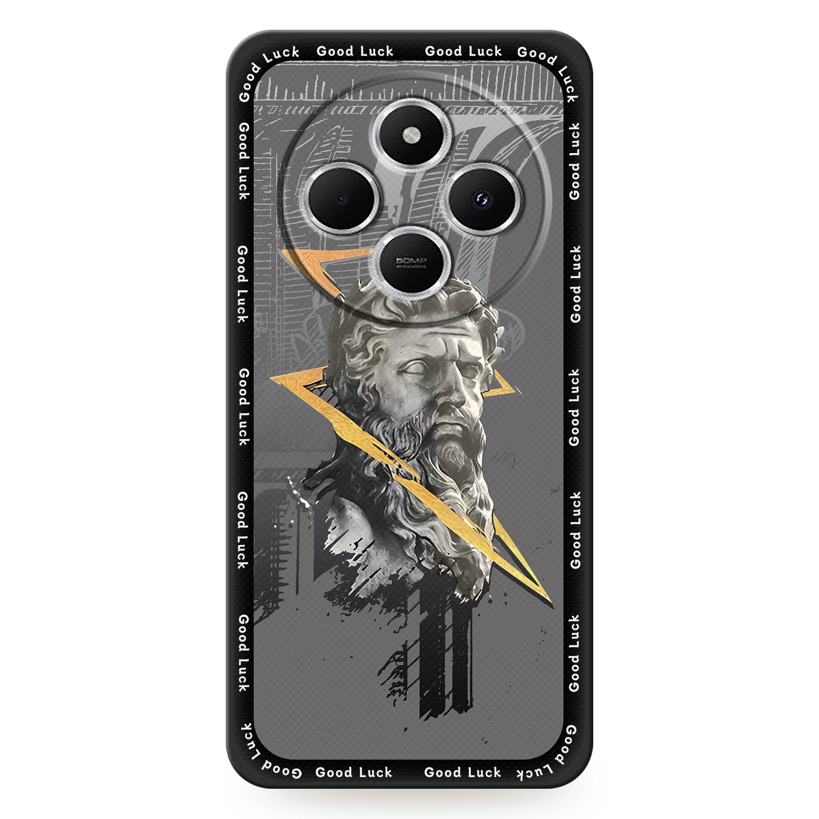 Cute Graffiti Phone Case For Redmi A4 5G Soft case Back Cover Full wrap Durable Fashion Design Waterproof Anti-dust TPU. 