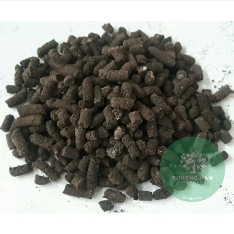 Phân trùn quế dạng viên nén 1kg -dùng bón cây