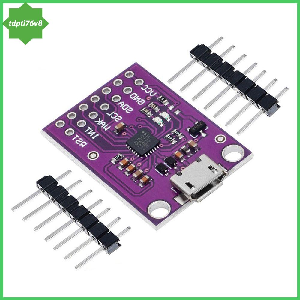 TDPTI76V8 USB To SMBus I2C CP2112 Debug Board 2.0 MicroUSB MCU-2112 2112 Evaluation Kit Sensor Blocks Communication Module CCS811 Sensor Module