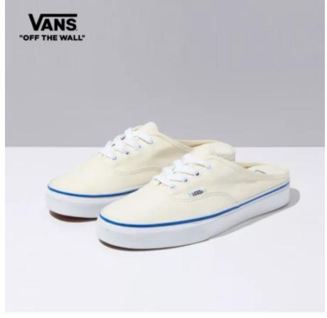 Vans Canvas Authentic Mule Unisex Sneakers (Unisex US Size) Blue VN0A54F72BK1