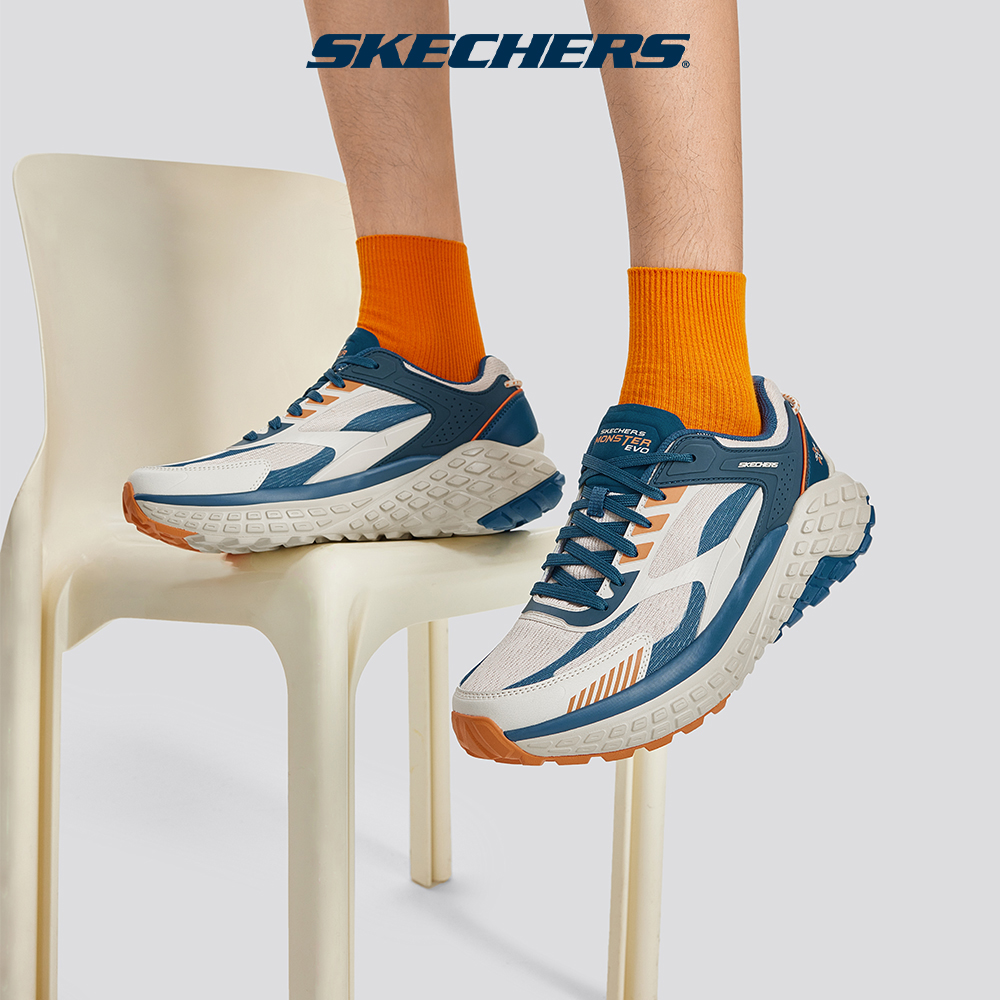 Skechers Men Sport Monster Evo Shoes 232743-NTMT Mesh/Synthetic