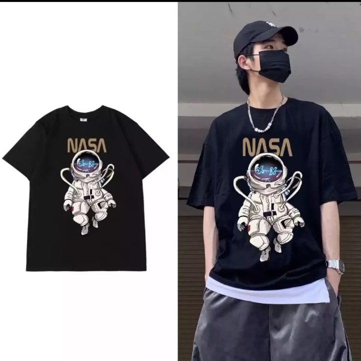 Áo thun unisex nam nữ form rộng tay lỡ phi hành gia nasa phong cách uizzang áo phông store thời trang hàn quốc đẹp chất vải dày dặn thoáng mát kiểu dáng năng động trẻ trung