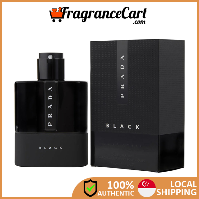 Prada Luna Rossa Black EDP for Men 100ml Brand New 100 Authentic Perfume FragranceCart Eau de Parfum Man Full Black Lazada Singapore