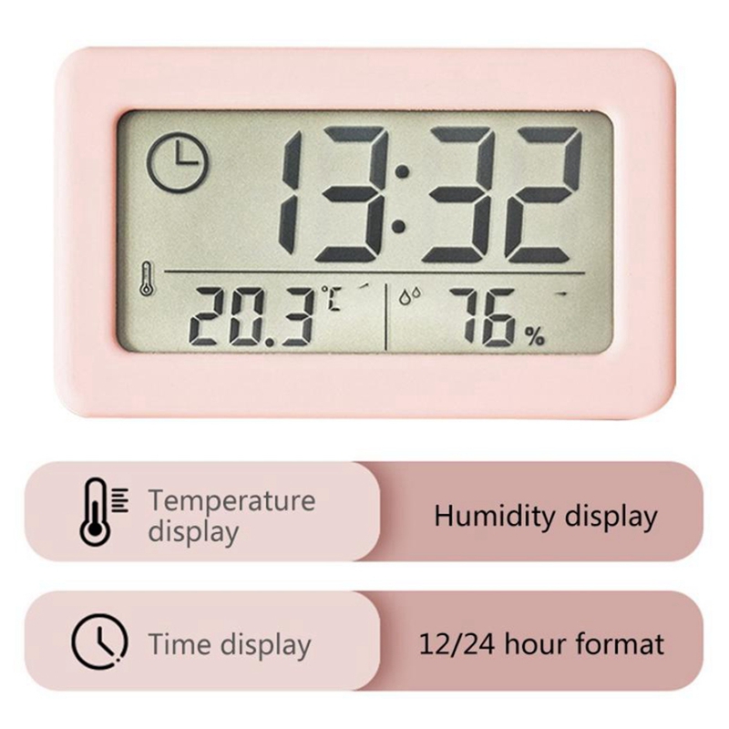 LED Digital Clock Electronic Digital Screen Desktop Clock for Home Office Backlight Snooze Data Calendar Clocks
