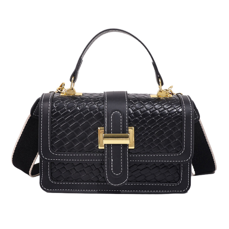 ELACCENT Korean version of the little girl bag popular new fashion shoulder bag against the color of the fashion crossbody bag small square bag