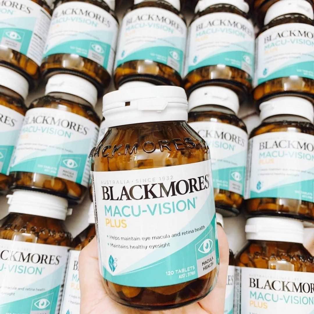 Bổ mắt Blackmores Macu Vision Plus dòng cao cấp 120 Tablets