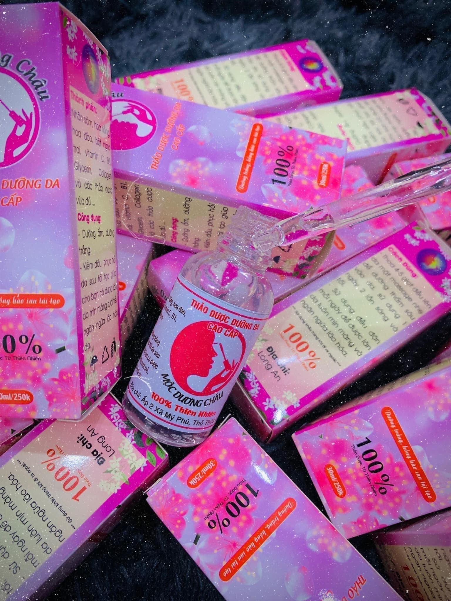 Serum dưỡng trắng phục hồi da sau khi tái tạo da mộc dương châu
