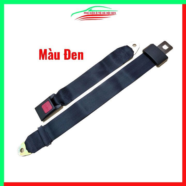 Dây đai an toàn 2 điểm cho xe ô tô tiêu chuẩn 3C chắc chắn màu xám - đen - be