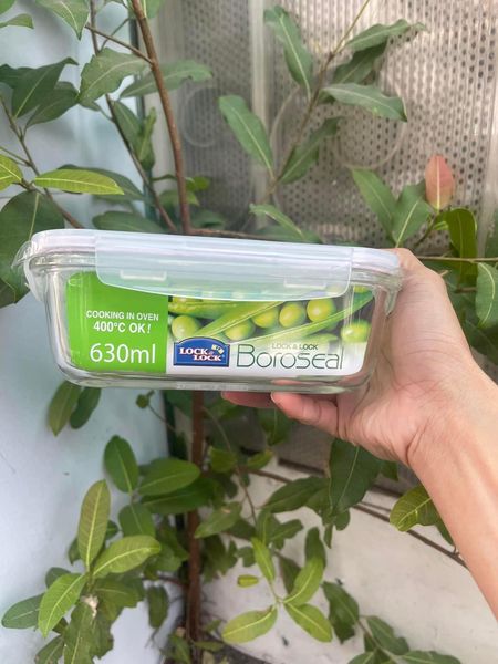 Hộp thủy tinh chữ nhật Lock&Lock  630ml