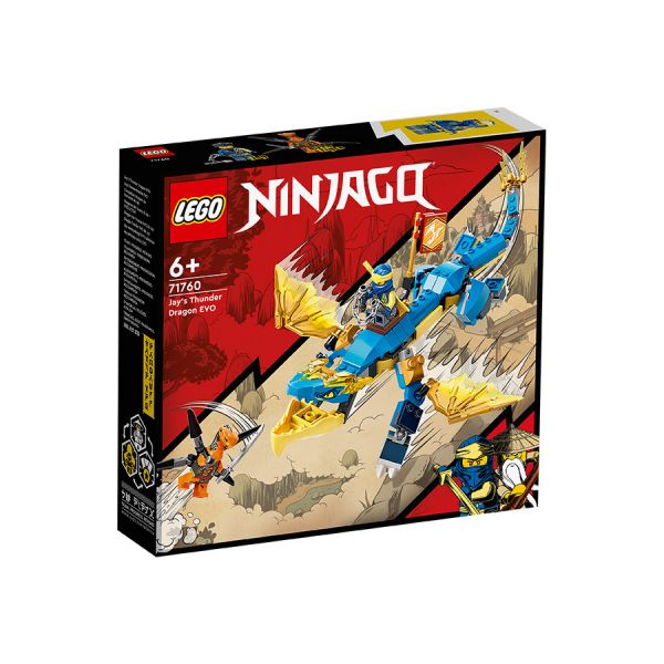 BỘ LẮP RÁP LEGO NINJAGO 71760 RỒNG THẦN SẤM SÉT CỦA JAY