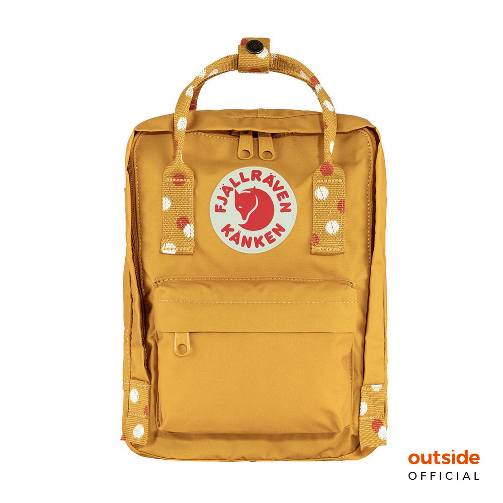 Fjallraven Kanken Mini Backpack Ochre-Confetti Pattern Ochre-Confetti  Pattern