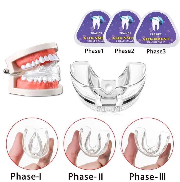 (A3, third stage, hard braces)Teeth retainer dental health care brace Teeth Alignment Trainer Retainer Mouth Guard Dental Care. 