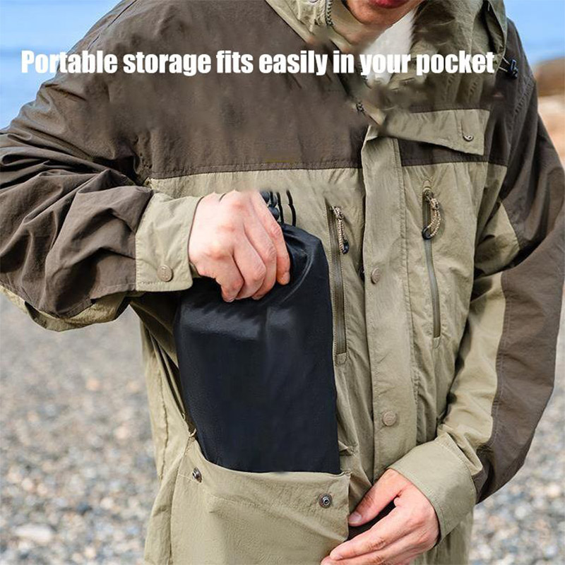 【HUIESON】Outdoor portable folding chair, camping ultra-light and convenient storage stool