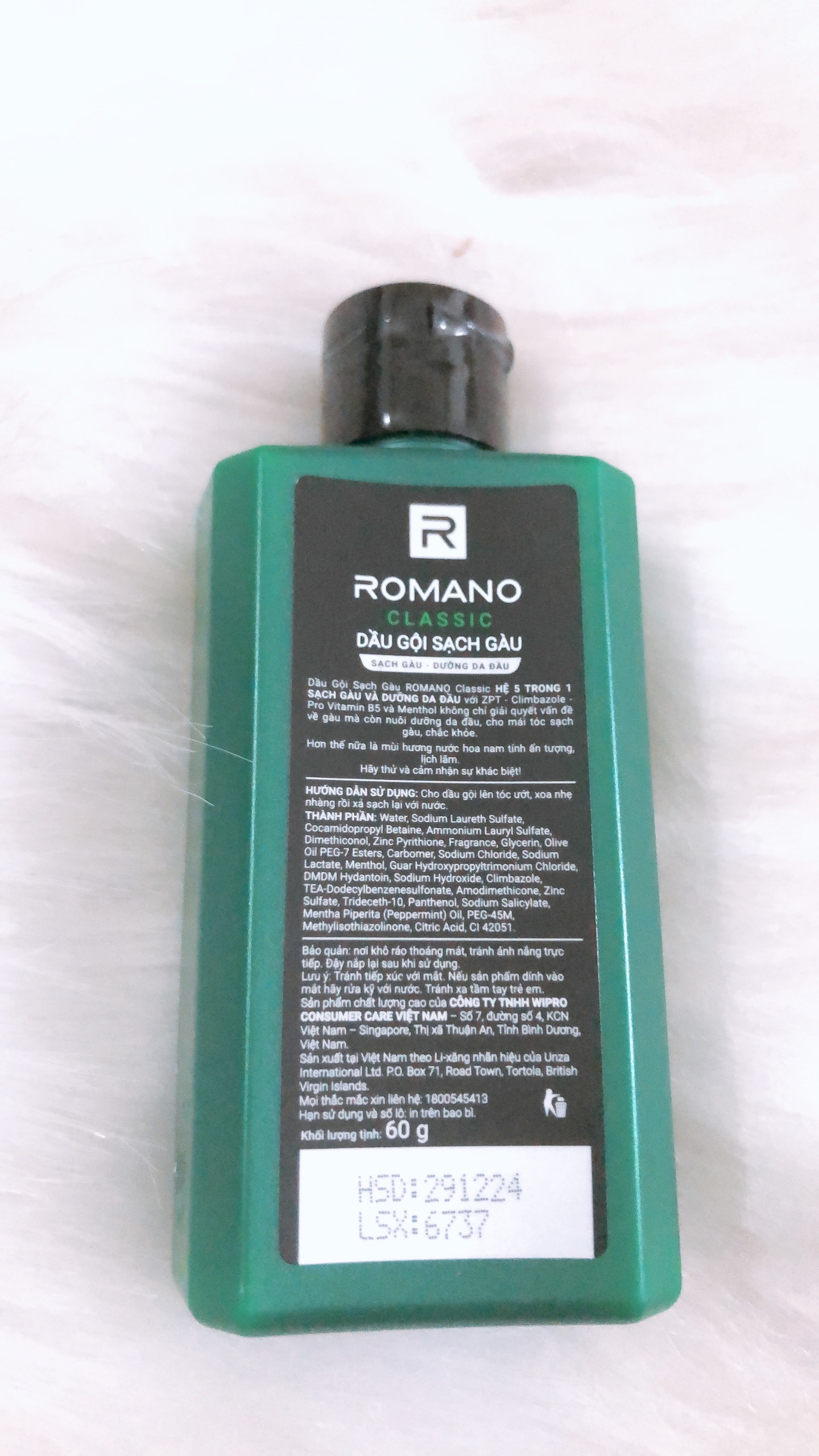 ROMANO DẦU GỘI AD 60G XANH LÁ