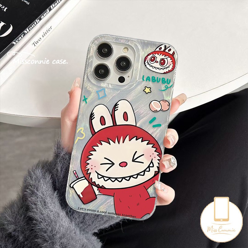 Pop Mart Labubu A Cute And Popular Brand Compatible For Oppo A18 A57 A16s A38 A78 A17 A15 A53 A12 A58 A54 A95 A76 A16 A5 A7 A74 A92 A77 A96 A33 A17K A31 A16 A9F A3s A5 A16 A3 Feather Yarn Smooth Card Cover. 