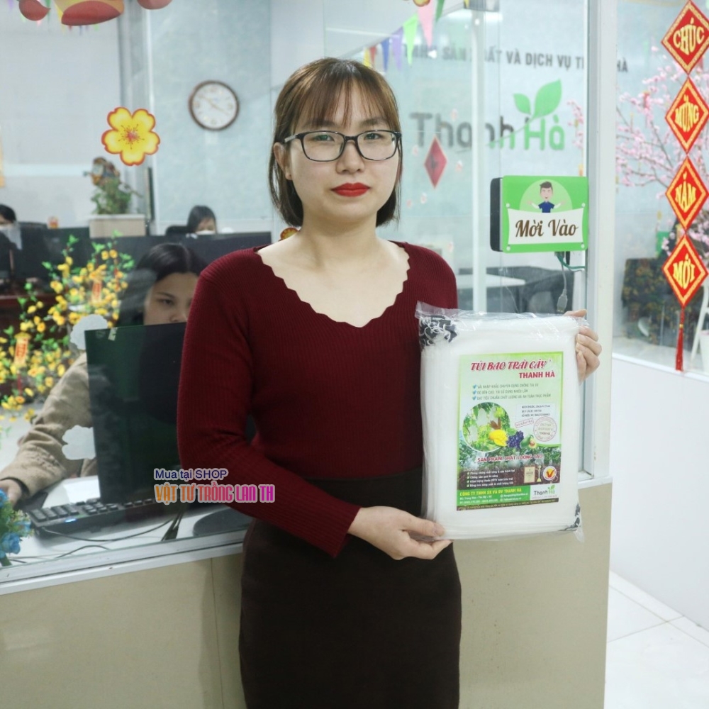 Túi bọc trái cây, túi bọc bưởi diễn 25x30 giá rẻ thanh hà - 100 túi