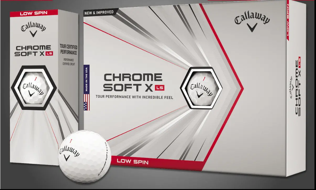 Bóng Golf Callaway Chrome soft X LS Chính hãng 100% - golf ball new 3