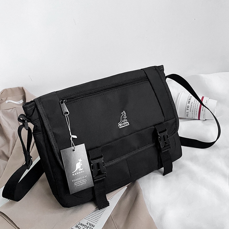 Kangol New Ladies Crossbody Bag Large Capacity Bag Female Kangaroo Shoulder Bag Fashion Design Messenger Bag.