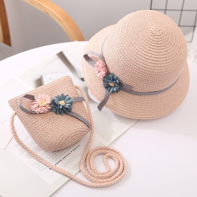 Bộ nón cói đeo chéo cho bé 2-5t