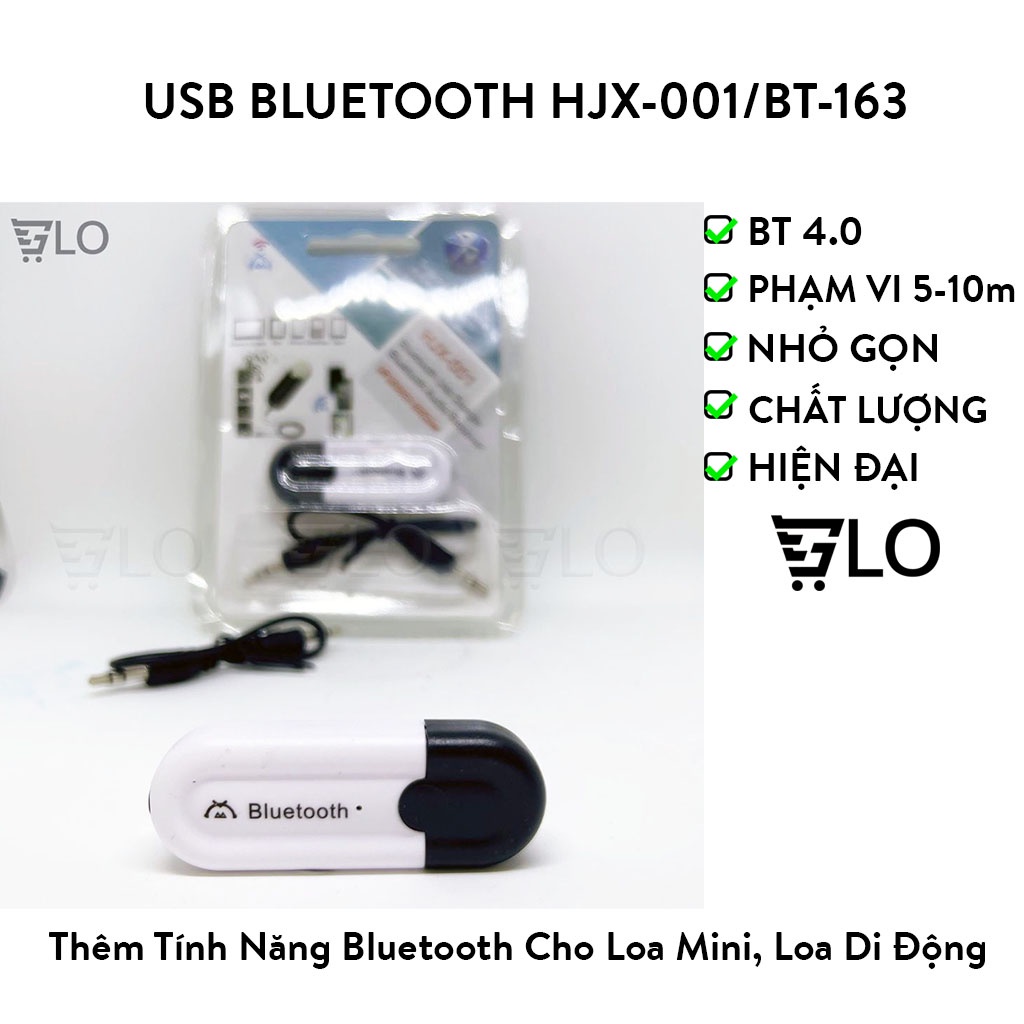 Usb Bluetooth Hjx-001 Tạo Bluetooth Cho Loa & Amply