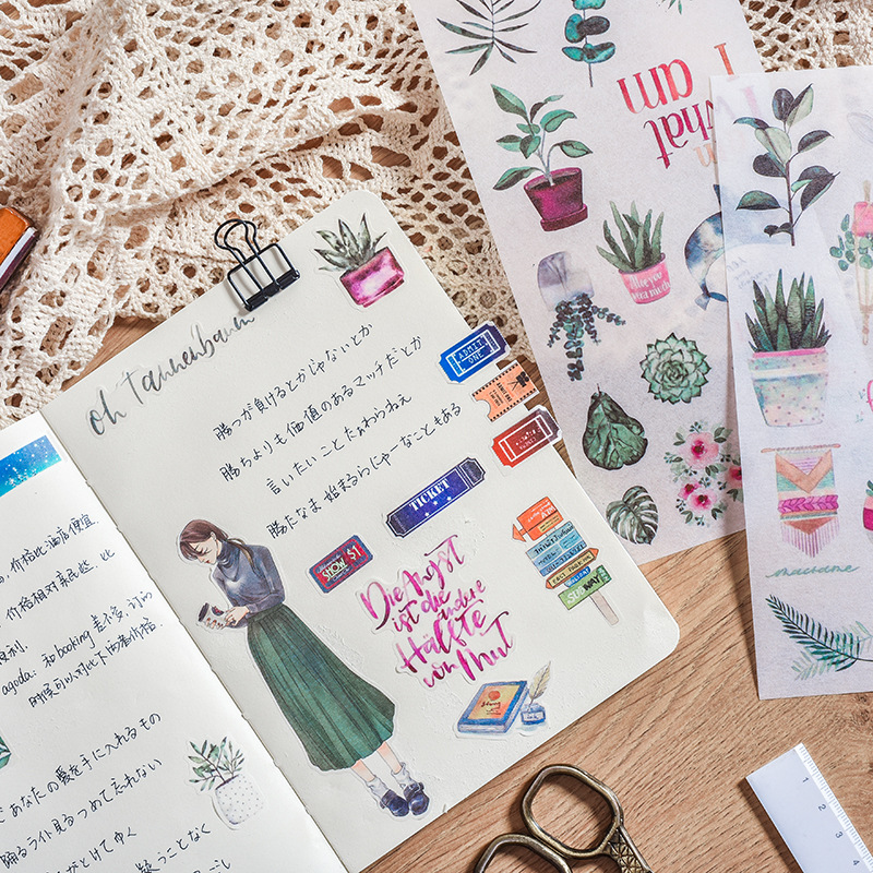 %E3%80%90Hottest%20Trends%E3%80%913Pcs/Set%20Cartoon%20Beautiful%20Flowers%20Green%20Leaves%20Animal%20Food%20DIY%20Diary%20Lab%20Decor%20Stickers%20Scrapbook%20Cute%20Stationery%20Supplies%20-%20Image%207