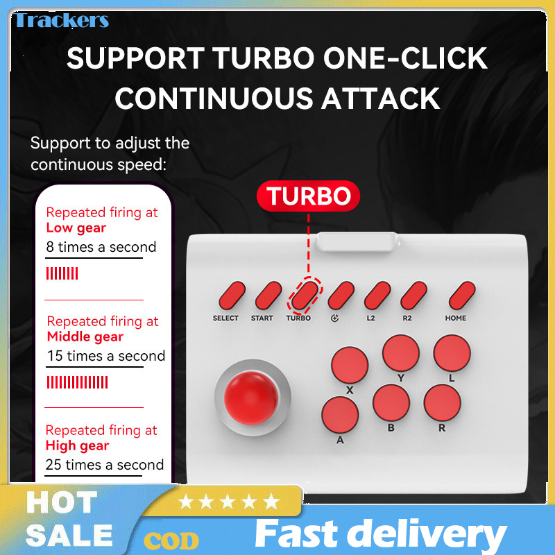Y01 Arcade Fight Stick Joystick Game Controller Compatible For IPhone IOS Android PC Fighting Sticks【Returnable within 15 days】