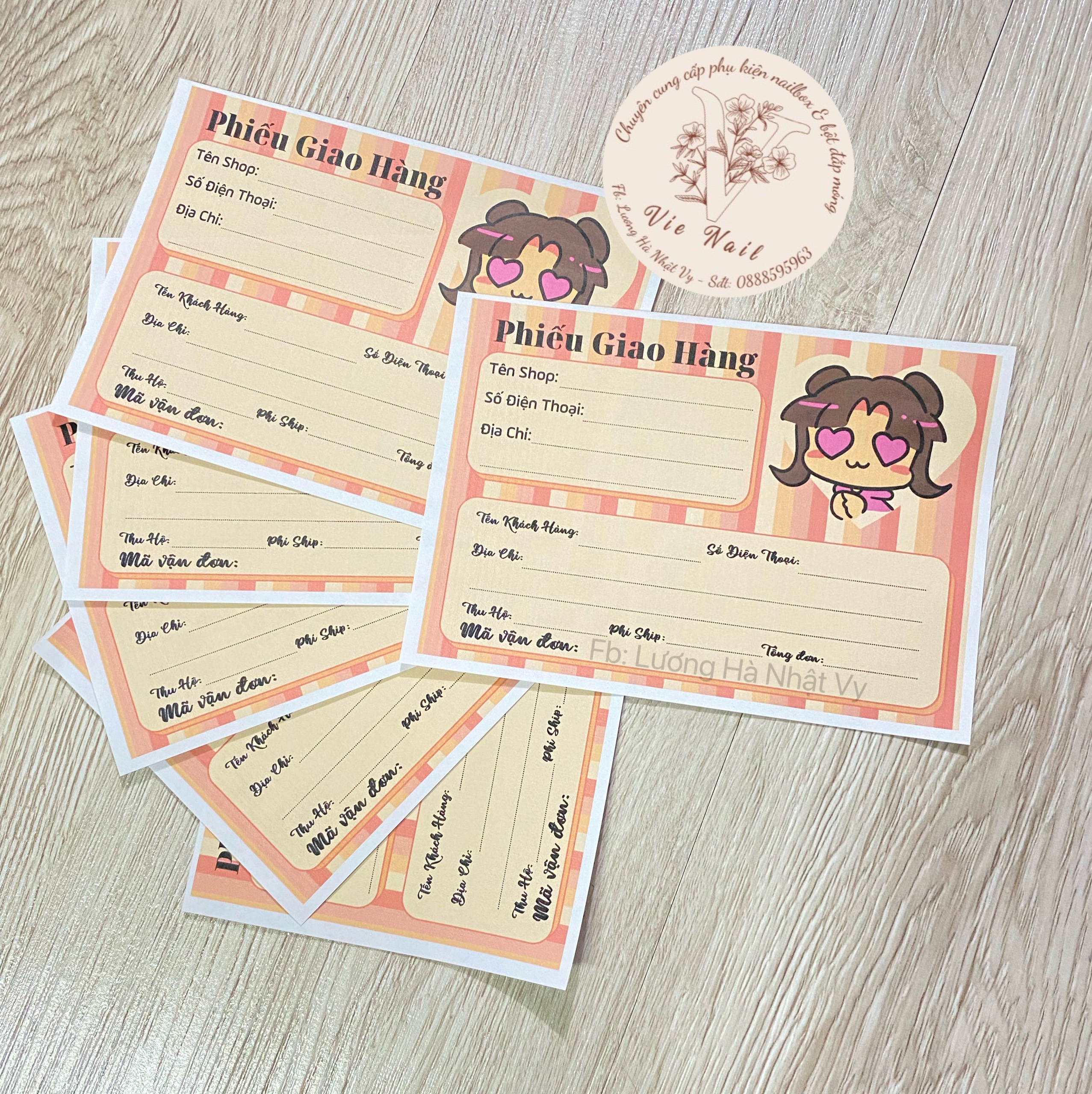 50 Phiếu Giao Hàng/ Phiếu Ship Hàng