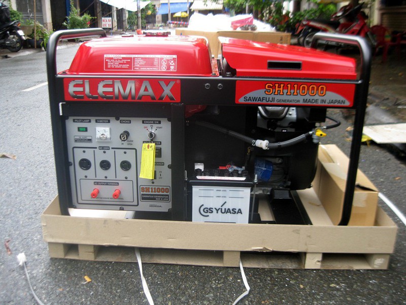 Máy Phát Điện Chạy Xăng 10KVA Elemax SH11000