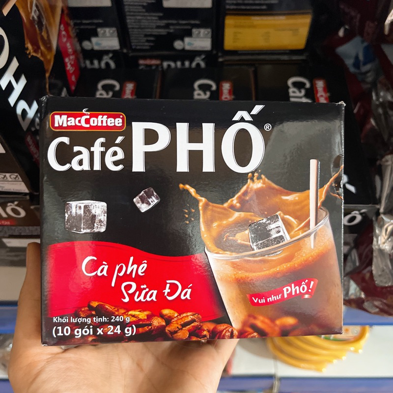 Cafe Phố Sữa Đá Hộp 10 Gói X 24g